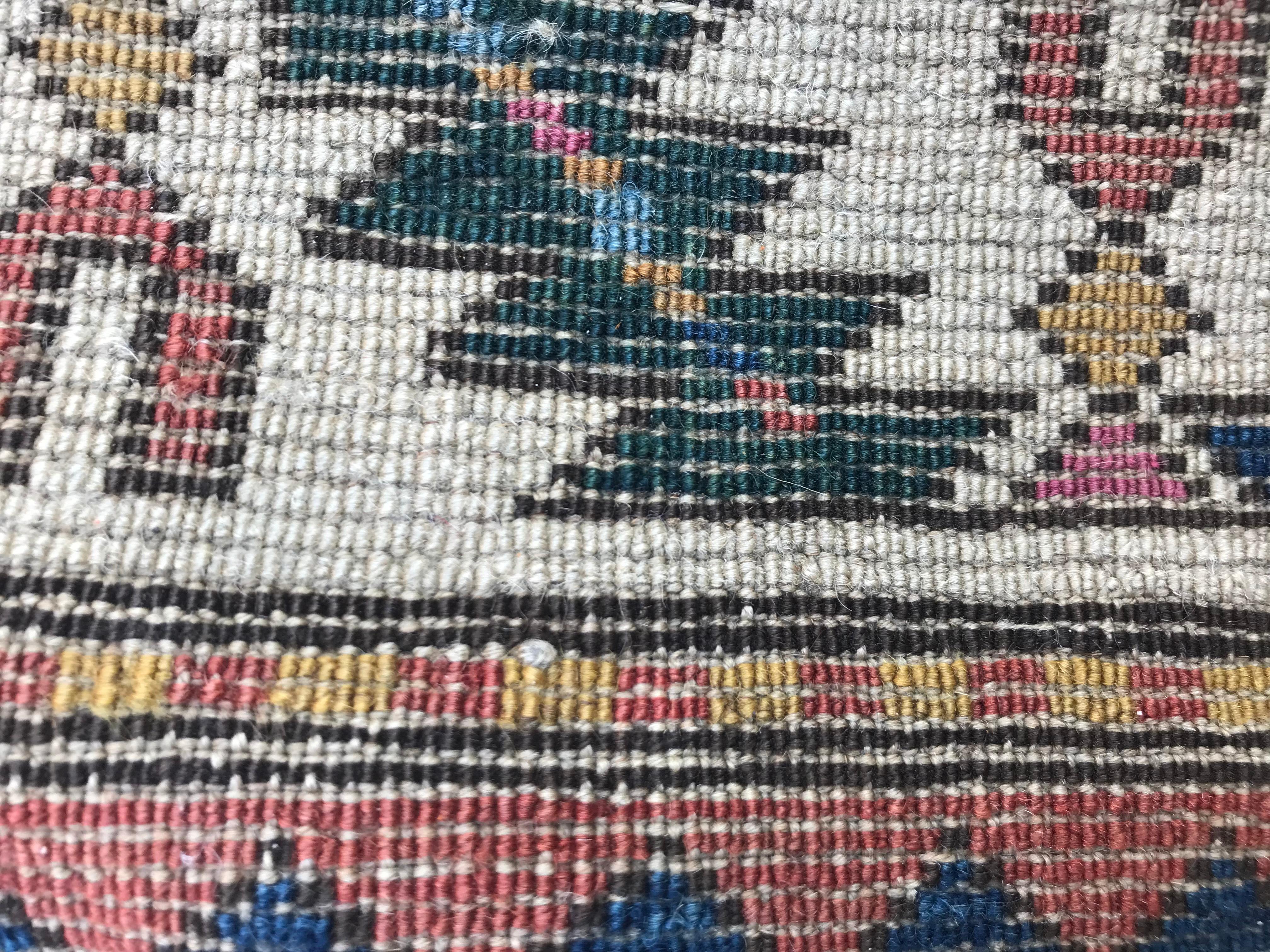 Bobyrugs wundervoller antiker Kazak-Läufer im Angebot 9