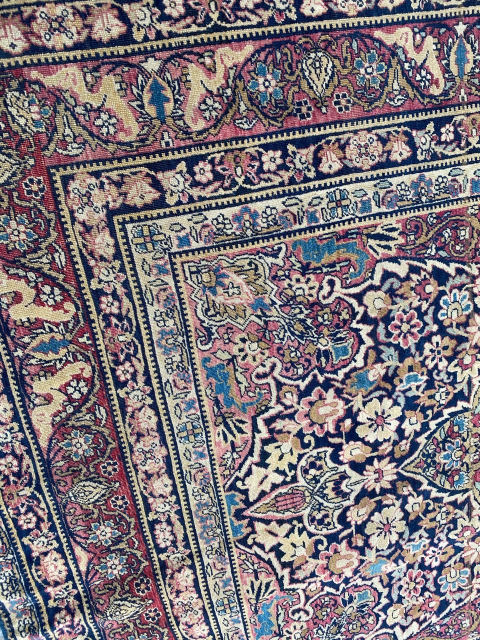 Wonderful Antique Kirman Rug 4