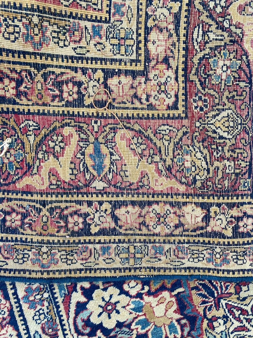 Asian Wonderful Antique Kirman Rug