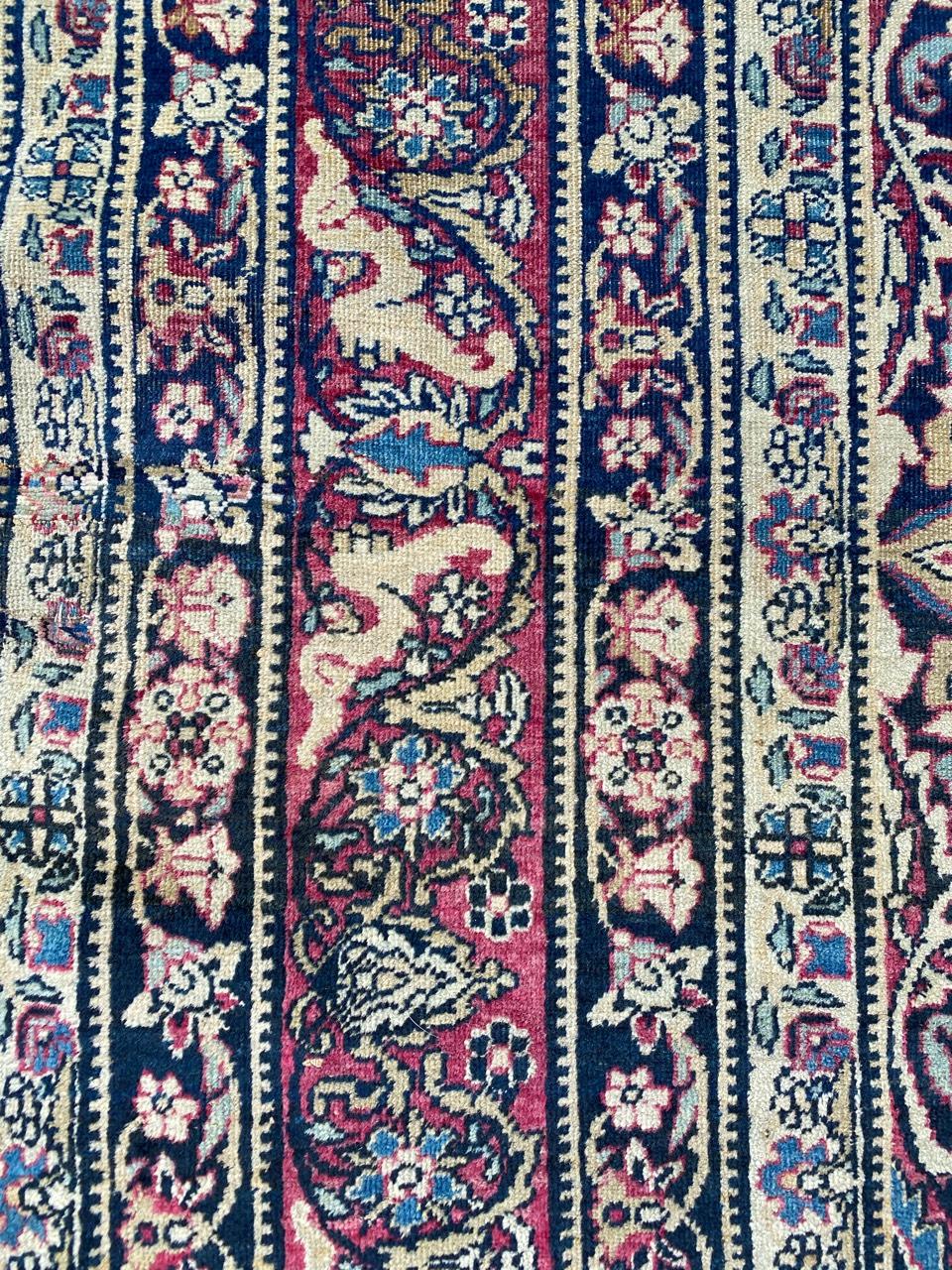 Wool Wonderful Antique Kirman Rug