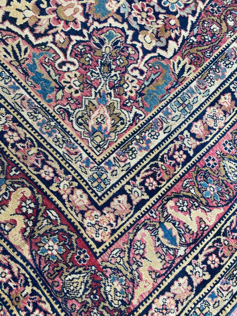 Wonderful Antique Kirman Rug 1