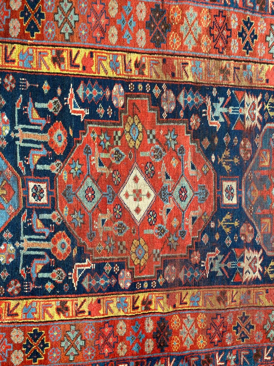 Tribal Merveilleuse coulisse kurde ancienne de Bobyrug en vente