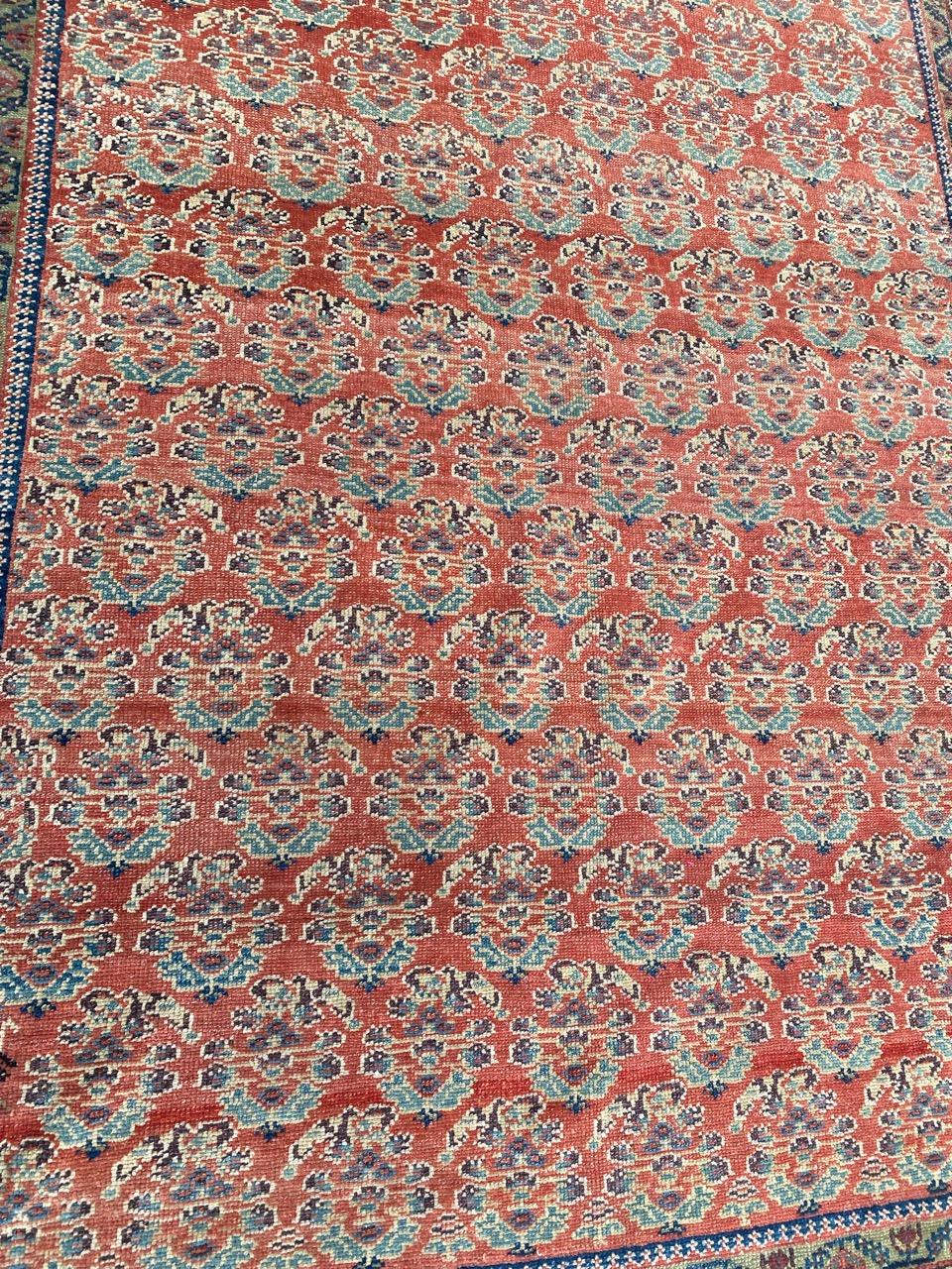 Bobyrug's Wunderbarer Antiker Malayer Teppich im Angebot 7
