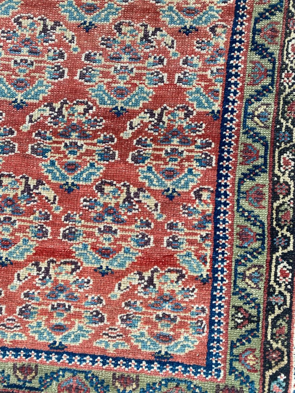 Bobyrug’s Wonderful Antique Malayer Rug In Good Condition For Sale In Saint Ouen, FR