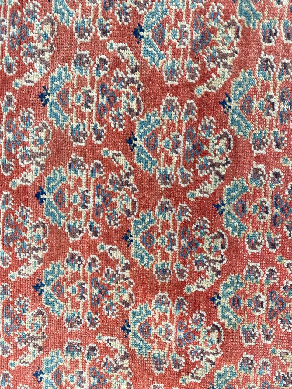 Bobyrug's Wunderbarer Antiker Malayer Teppich (Wolle) im Angebot