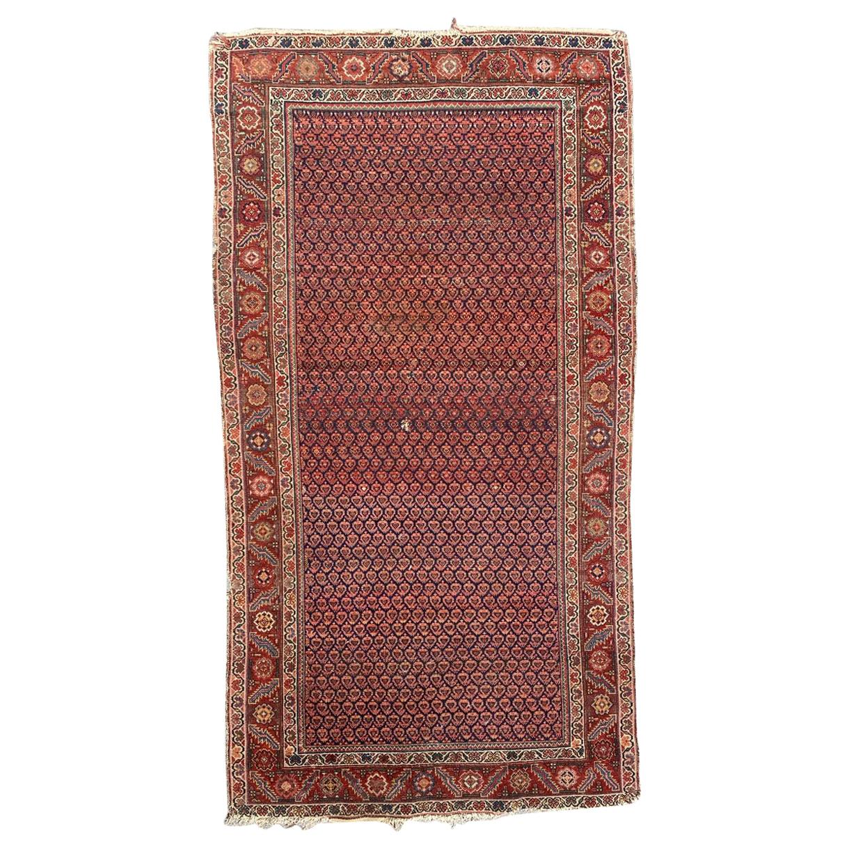Wonderful Antique Malayer Runner For Sale