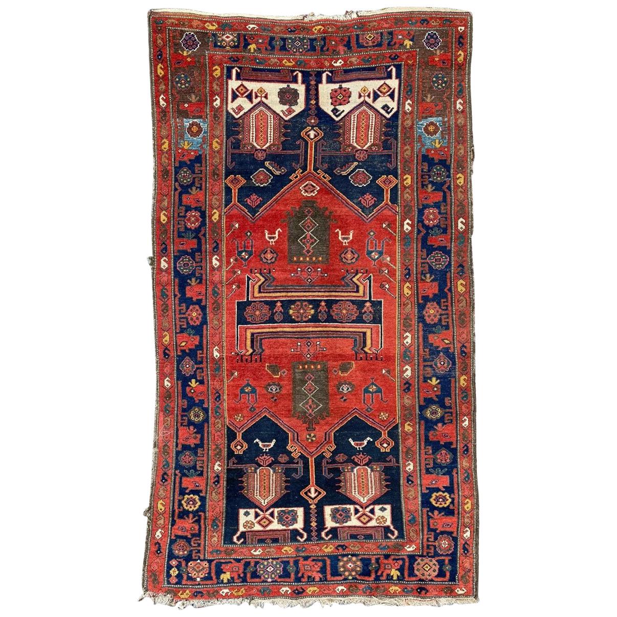 Wonderful Early 20th Century Bibikibad Rug For Sale at 1stDibs
