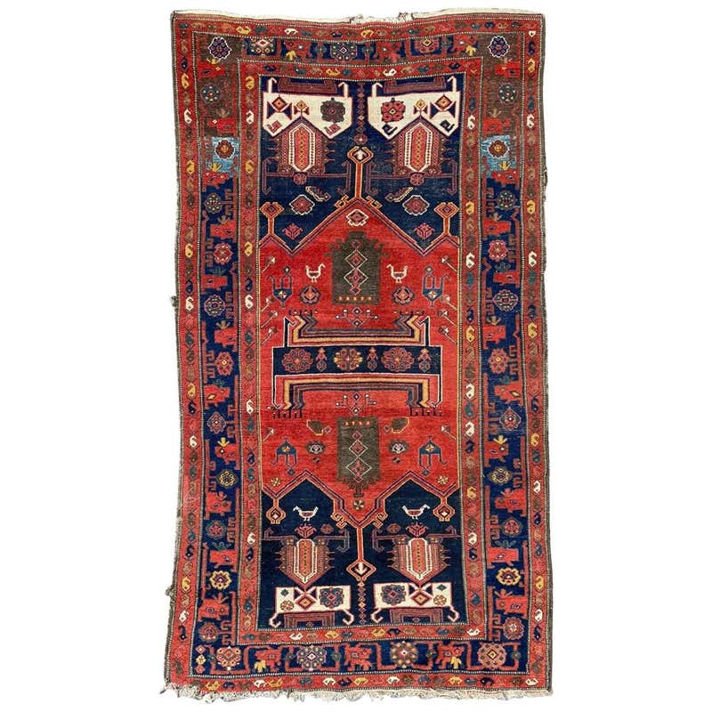 Wonderful Early 20th Century Bibikibad Rug For Sale at 1stDibs