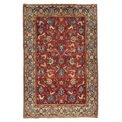 Wonderful Antique Qom Rug