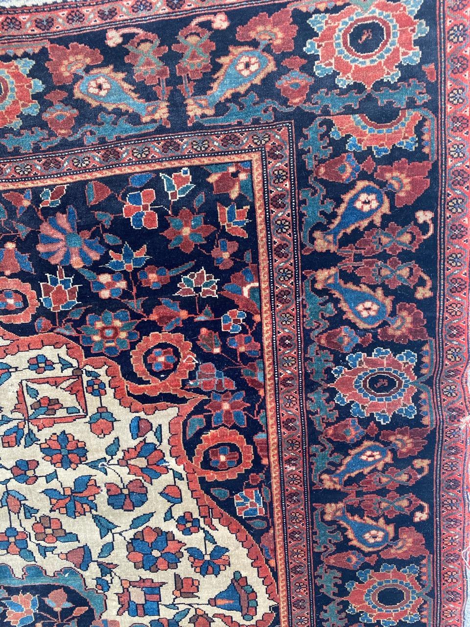 Merveilleux tapis ancien Sarouk Ferahan en vente 2