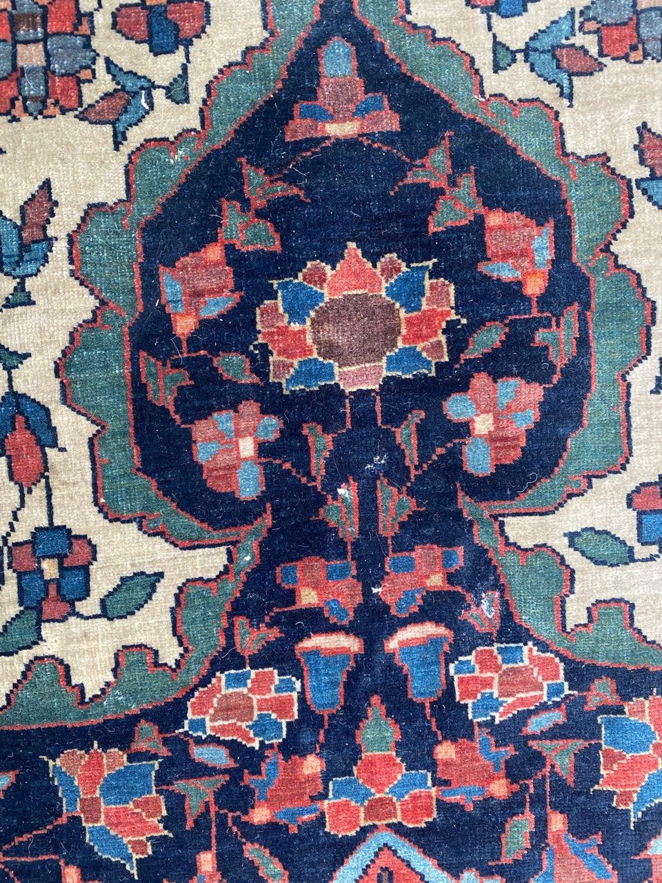 Merveilleux tapis ancien Sarouk Ferahan en vente 4
