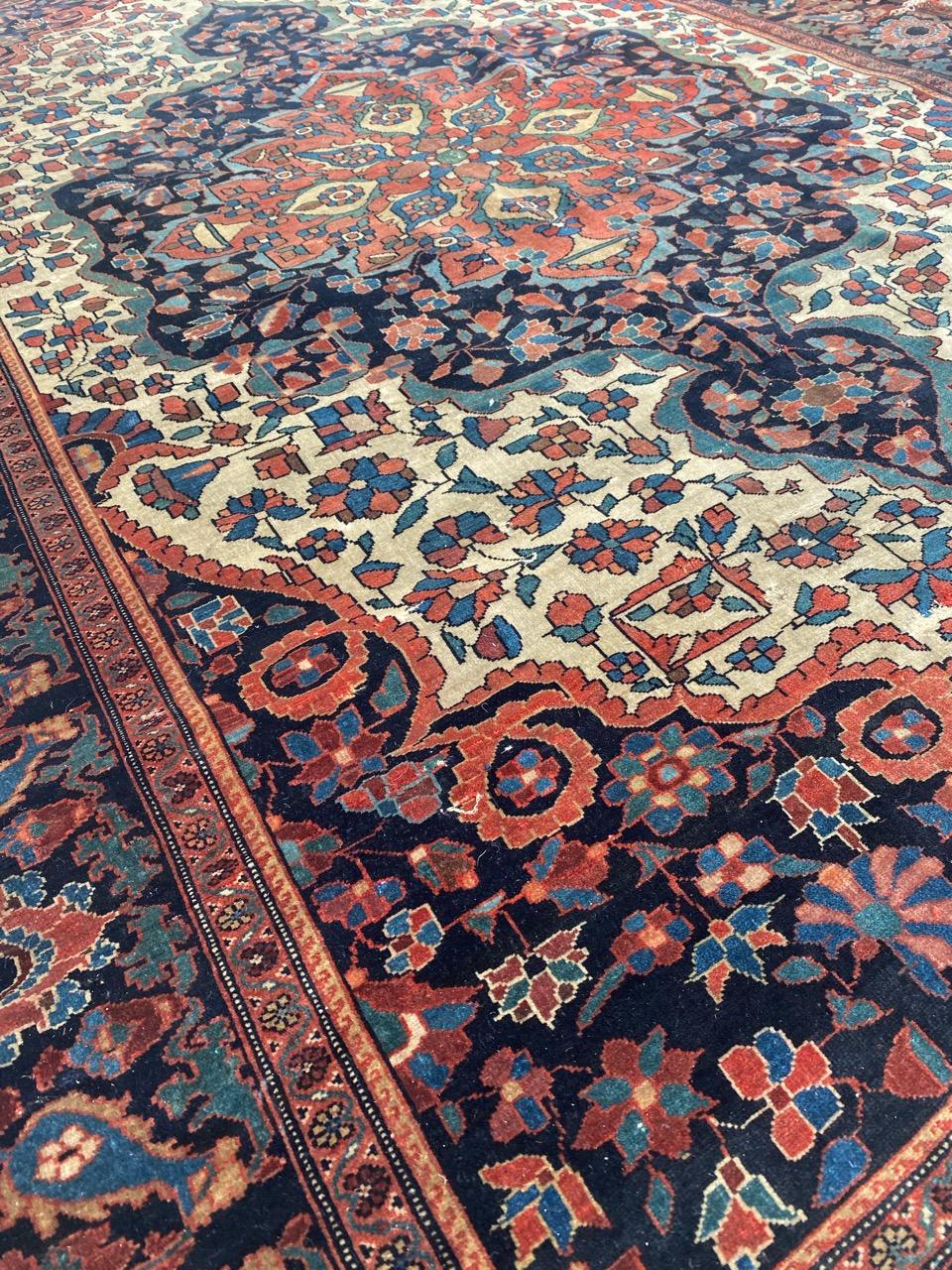 Antiker Sarouk Ferahan Teppich, Wunderschön im Angebot 8