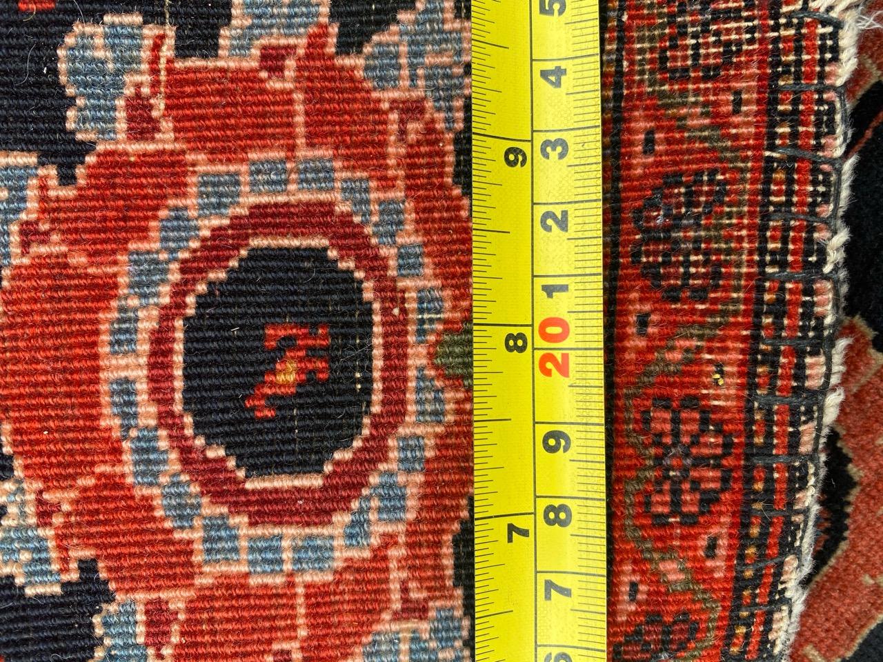 Wonderful Antique Sarouk Ferahan Rug For Sale 12