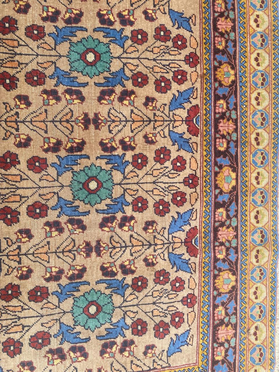 Bobyrugs wundervoller antiker Sarouk-Teppich im Zustand „Gut“ im Angebot in Saint Ouen, FR