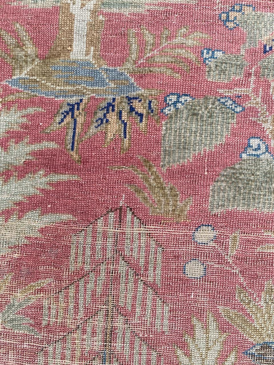 Bobyrug’s Wonderful Antique Silk Turkish Cesareh Rug For Sale 5