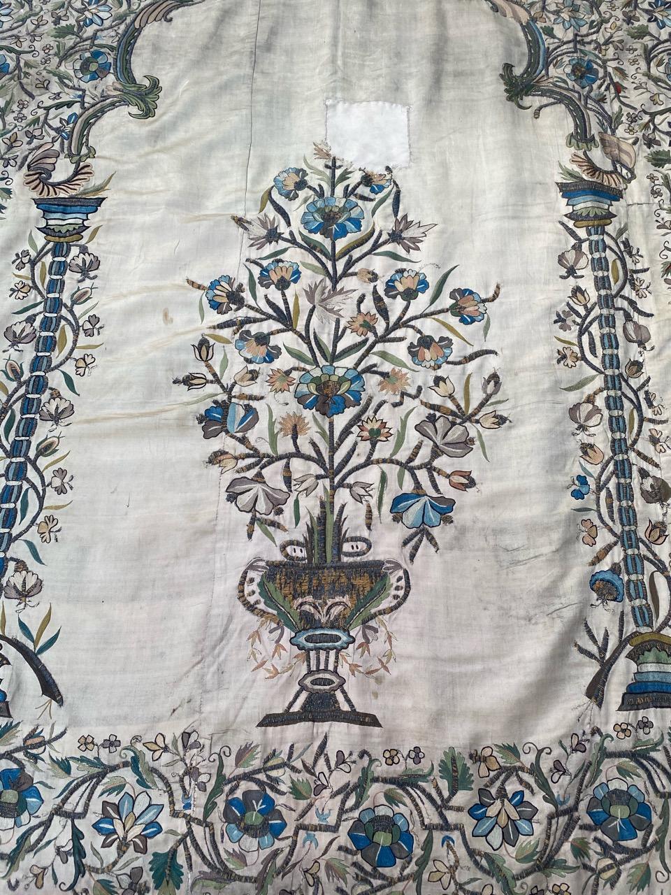 Wonderful Antique Turkish Ottoman Embroidery 11