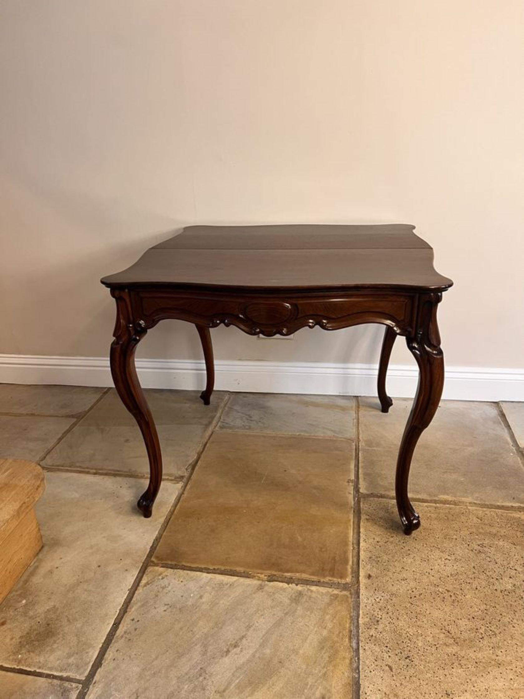 Rosewood Wonderful antique Victorian quality rosewood tea table  For Sale
