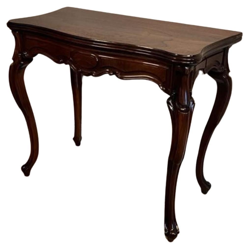 Wonderful antique Victorian quality rosewood tea table  For Sale