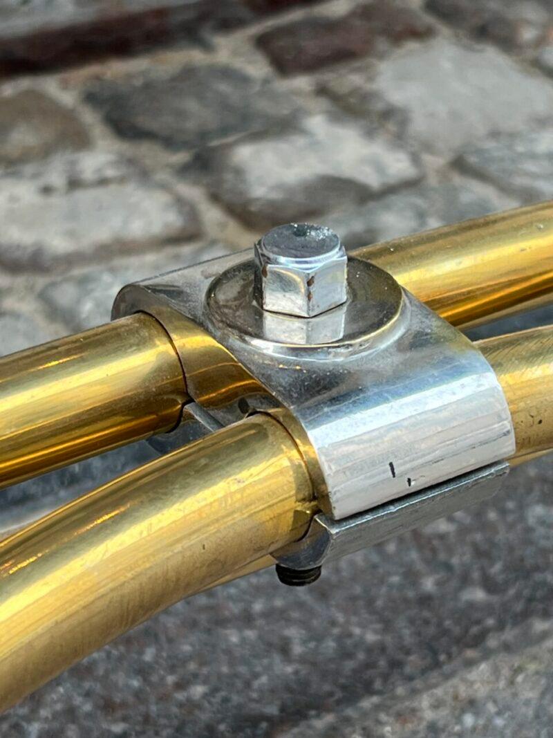 Maravilloso perchero Art Decó de latón, años 20 Francia en venta 5