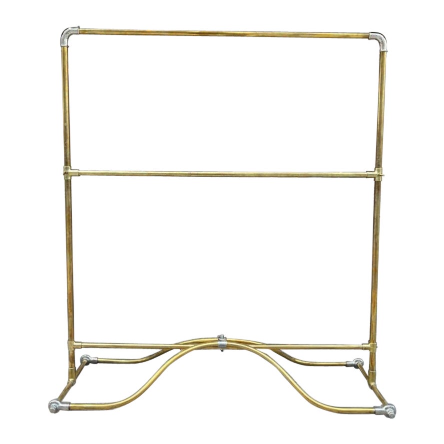 Maravilloso perchero Art Decó de latón, años 20 Francia en venta