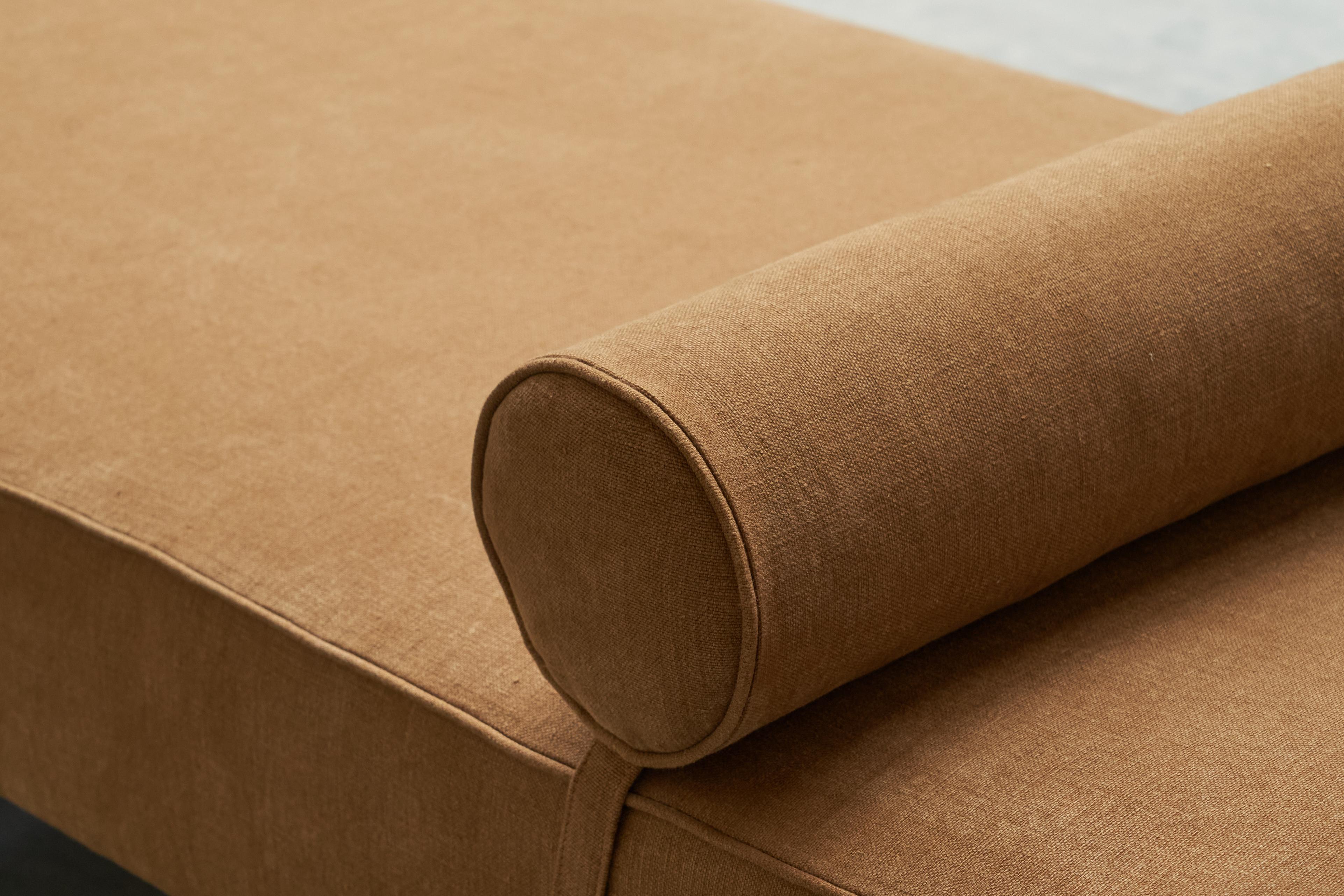 Wunderschönes Art Deco Daybed in Leinen 1930s im Angebot 2