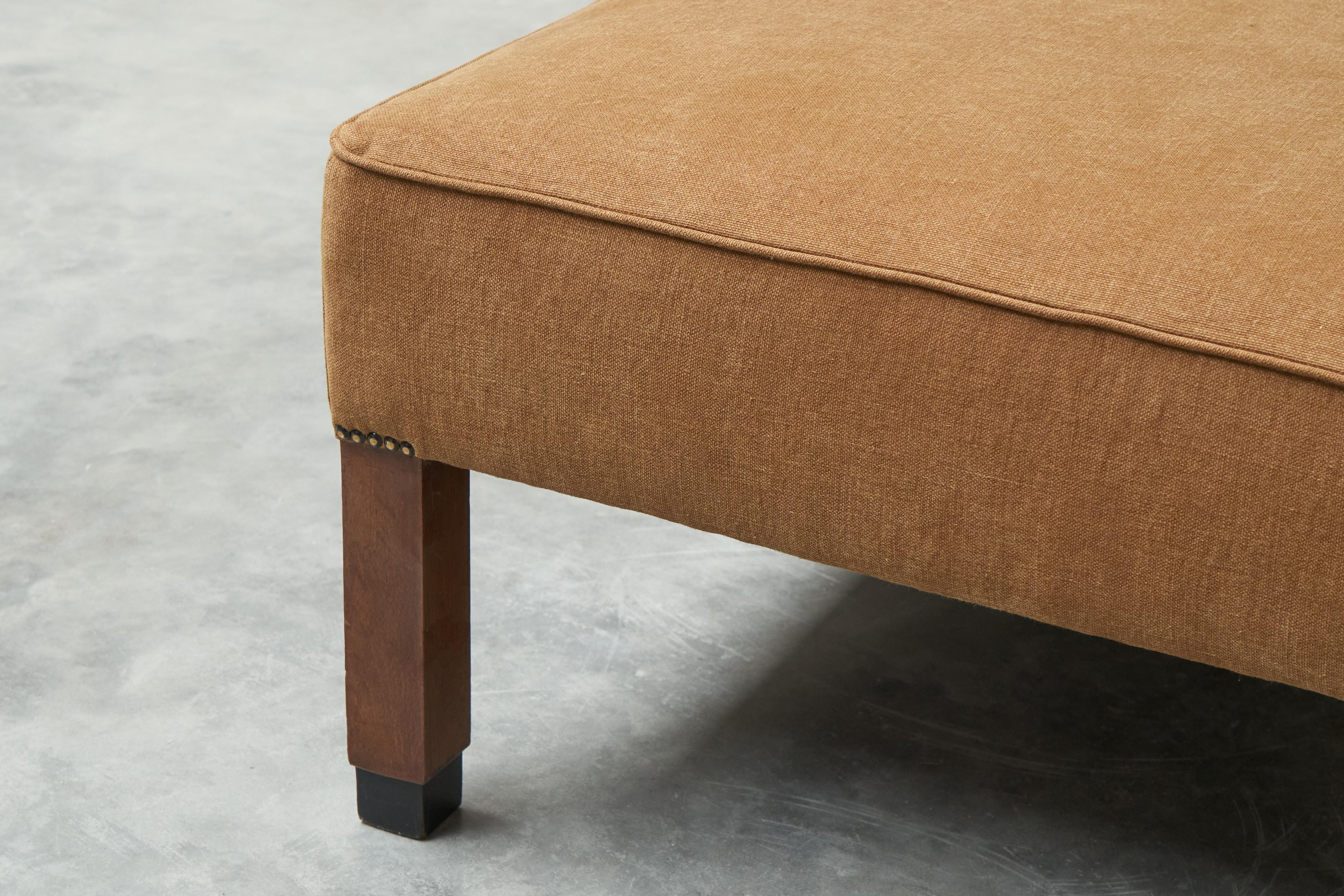 Wunderschönes Art Deco Daybed in Leinen 1930s im Angebot 3