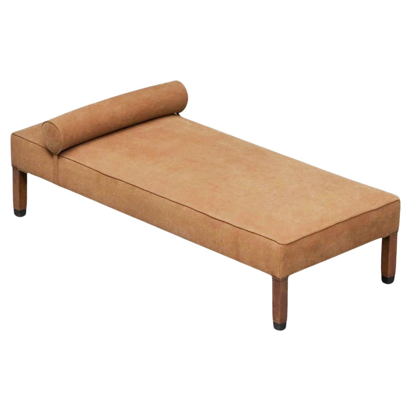 Wunderschönes Art Deco Daybed in Leinen 1930s