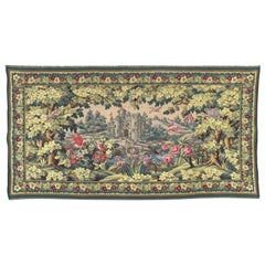 Vintage Wonderful Aubusson Style French Jaquar Tapestry