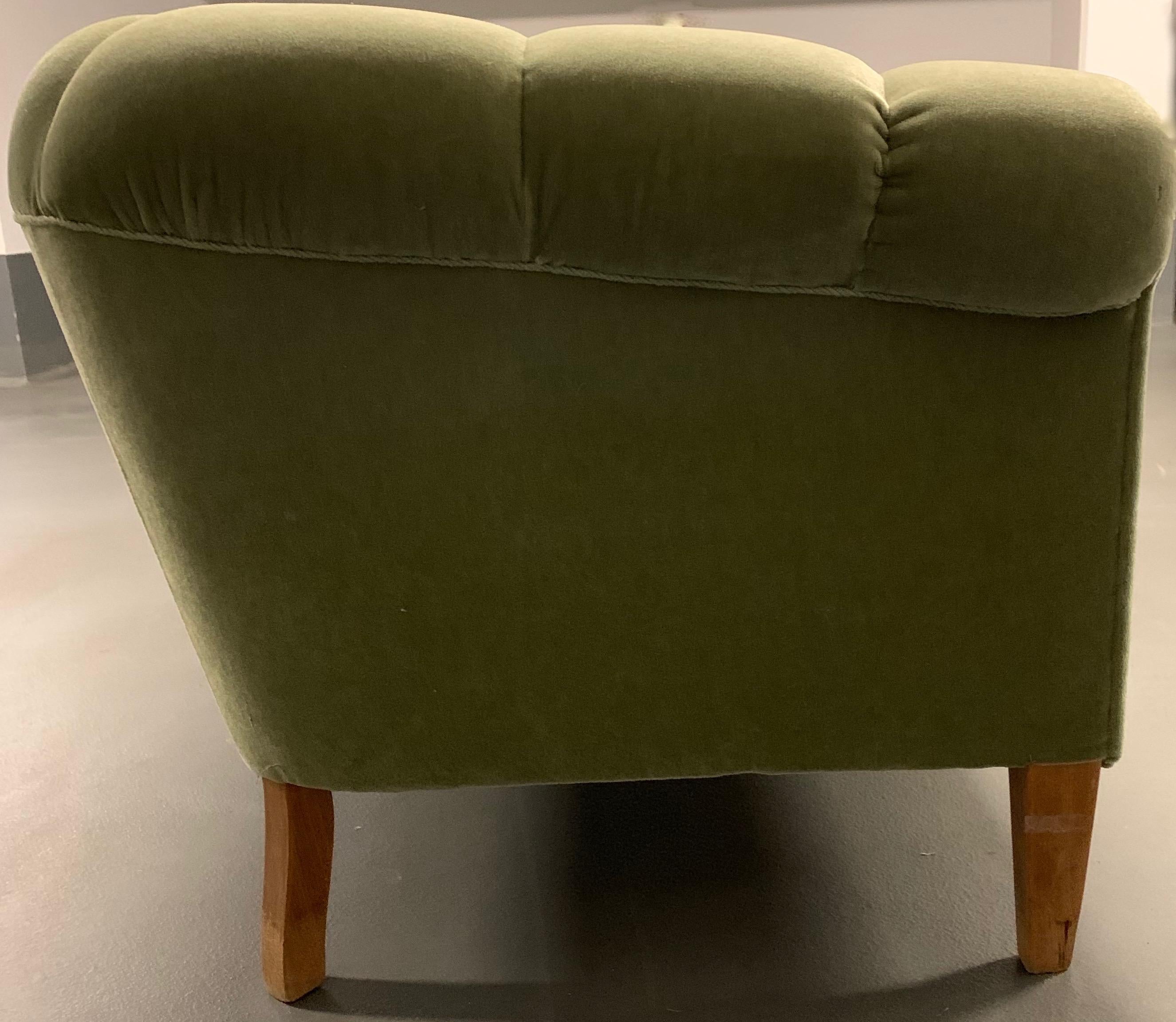 Fabric Wonderful Austrian Sofa Attributed to Adolf Loos