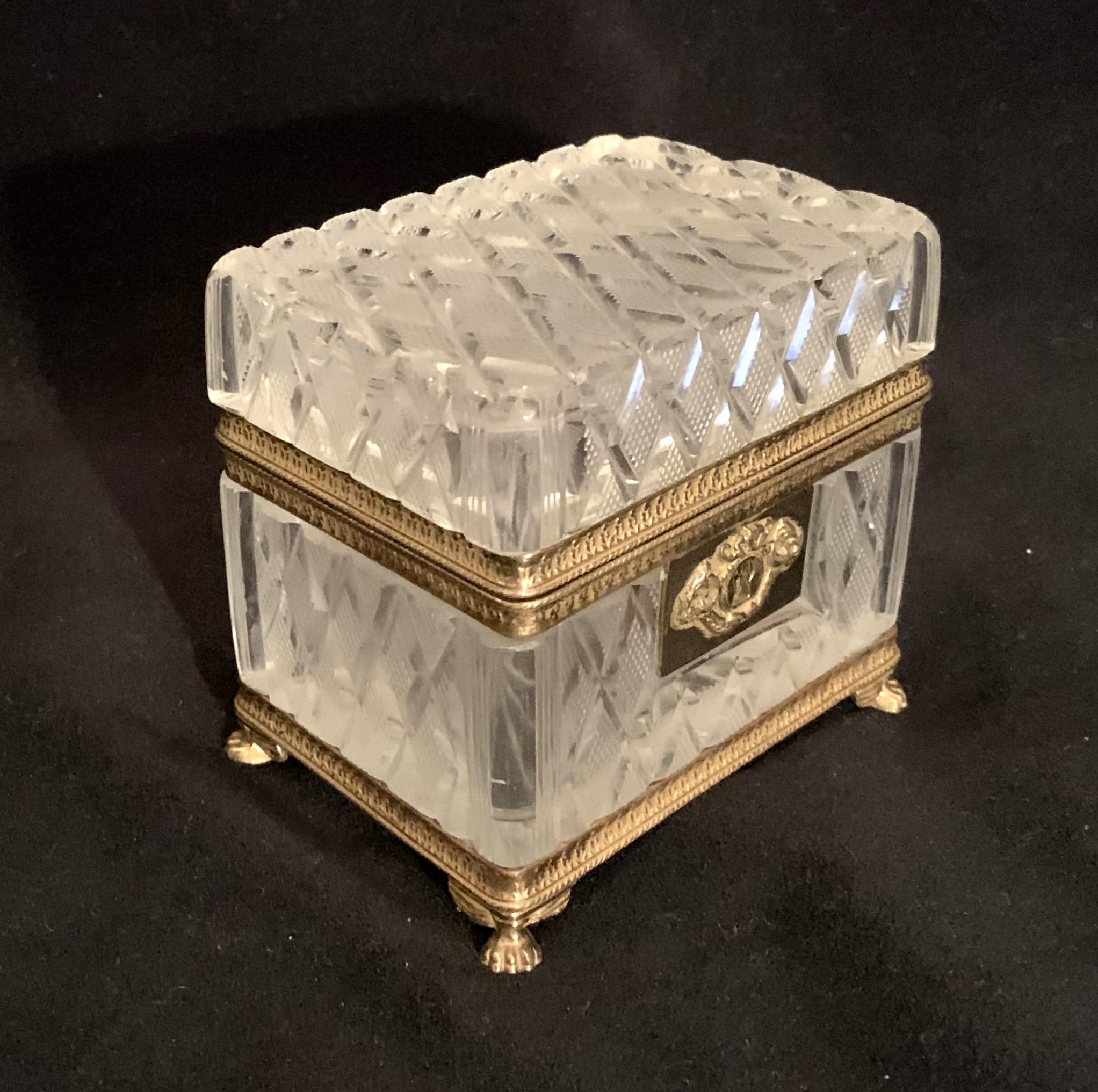 baccarat crystal box