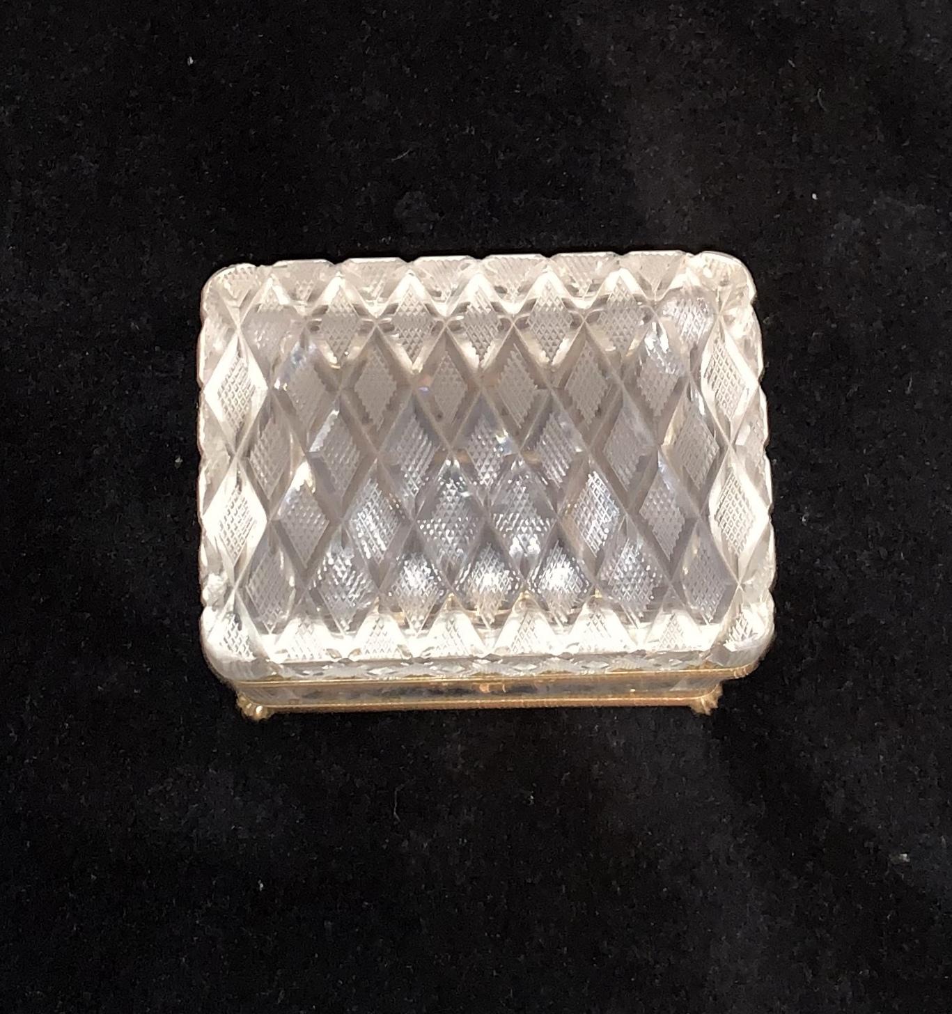 french baccarat jewelry casket