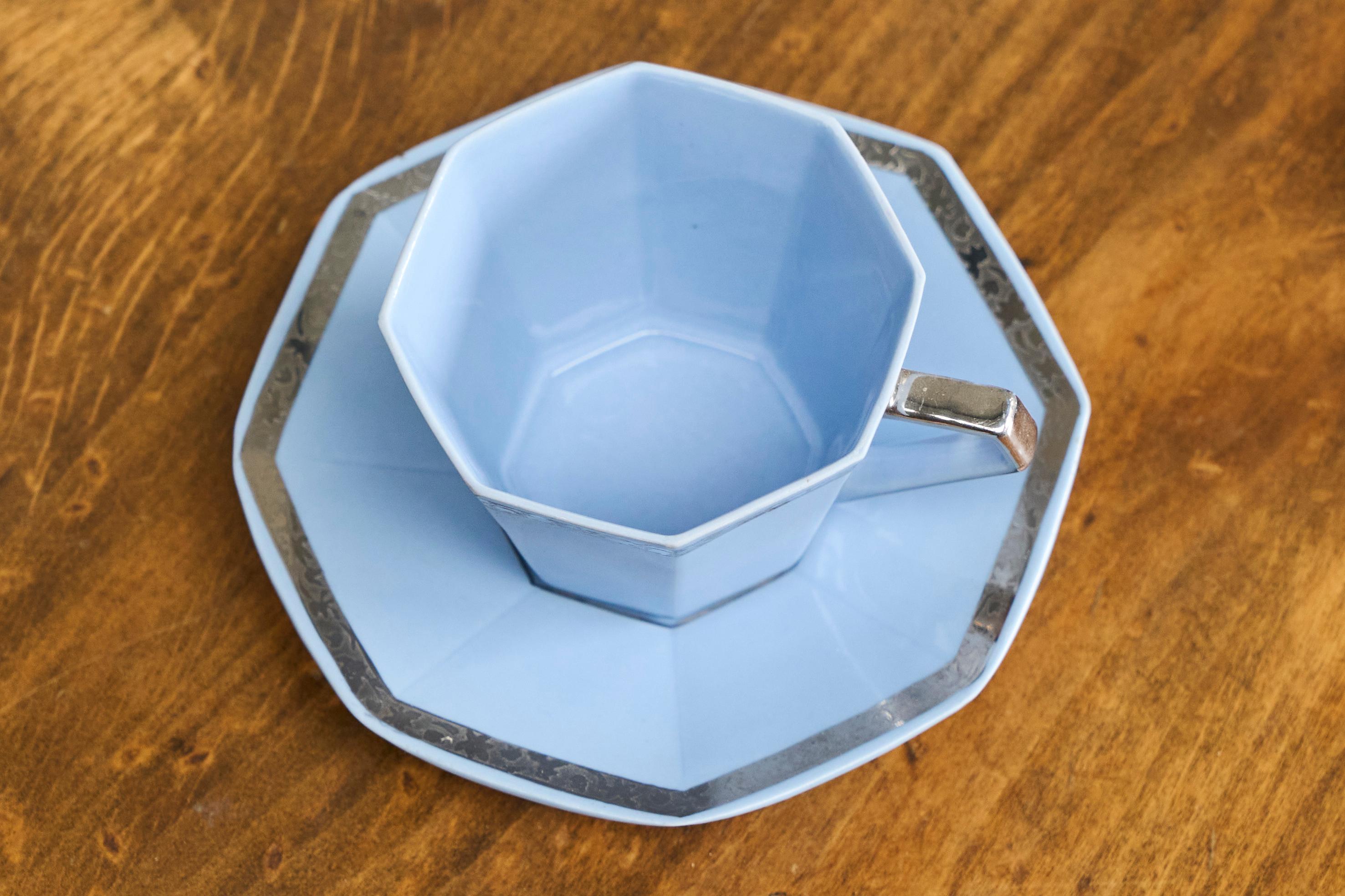 Merveilleux service à café belge Art Déco 1930 en vente 3