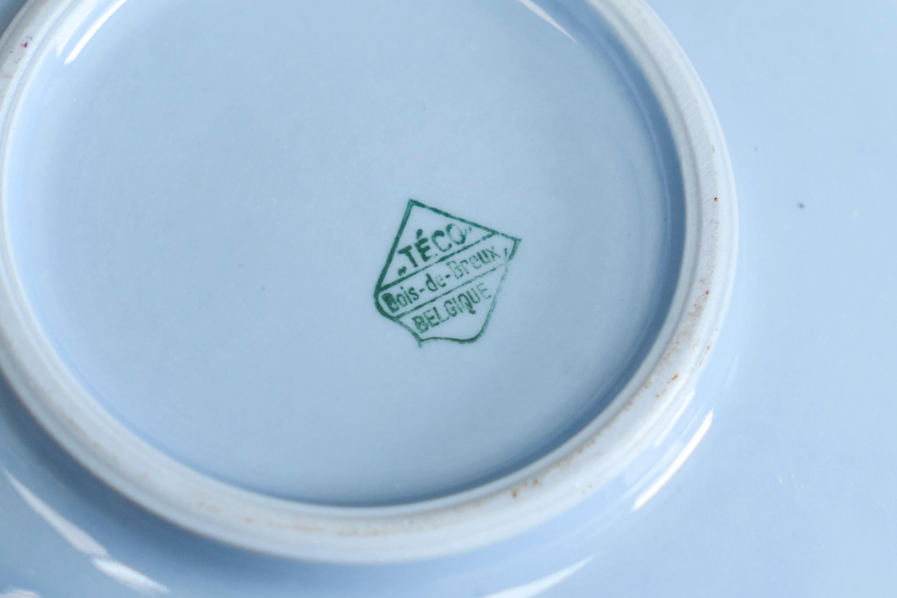 Merveilleux service à café belge Art Déco 1930 en vente 12