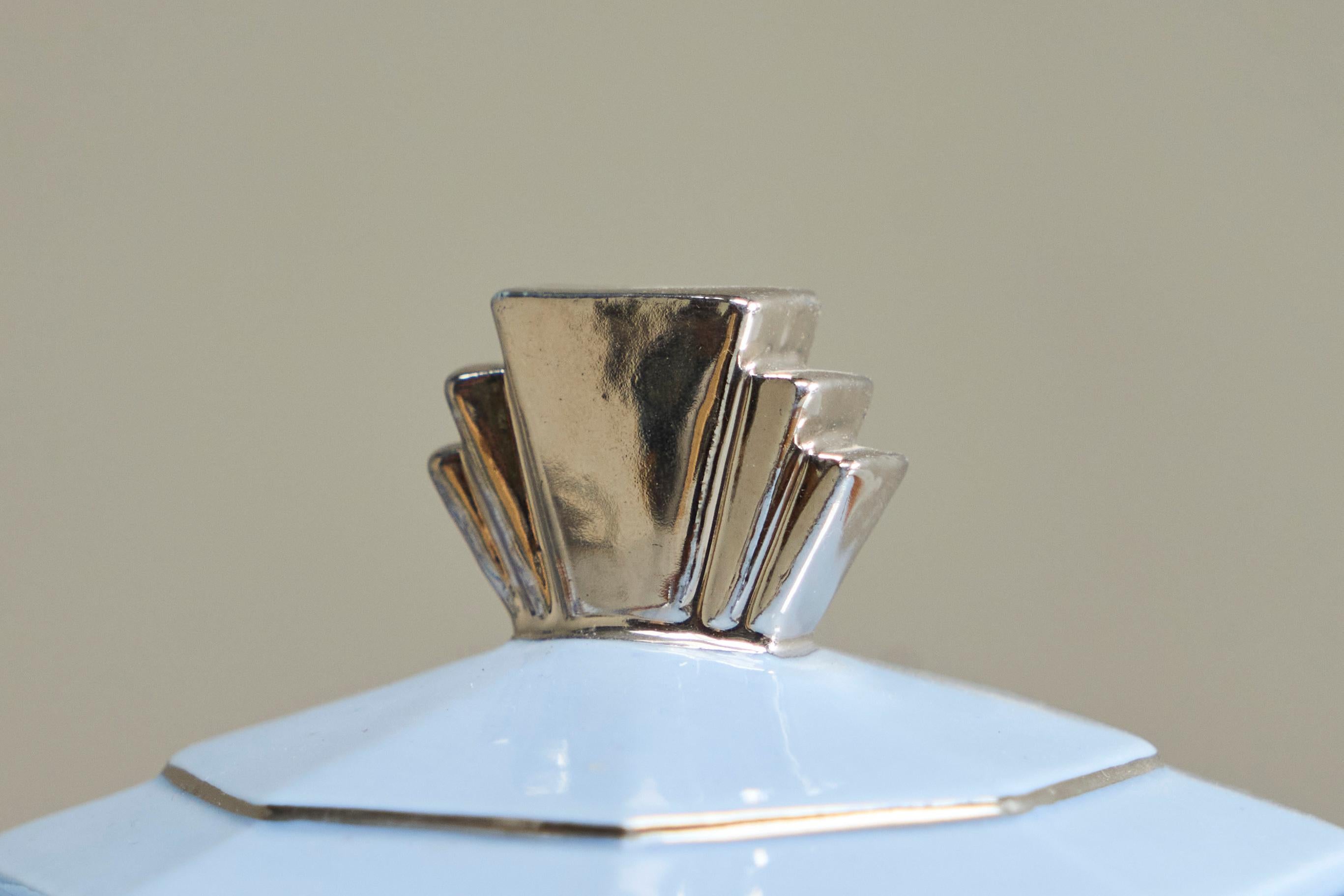 Merveilleux service à café belge Art Déco 1930 Bon état - En vente à Meer, VAN
