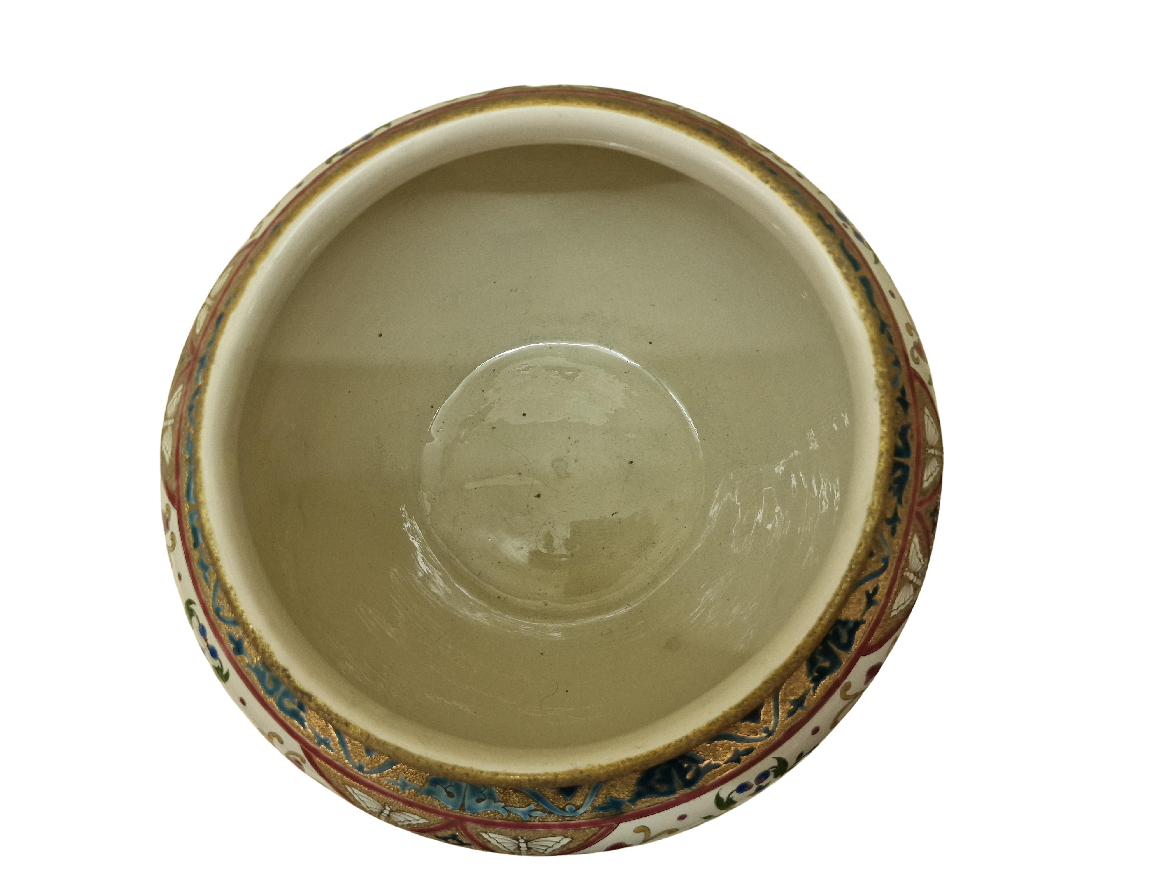 Big flower pot planter cachepot jardiniere Jugendstil Art Nouveau Workshop Znaim 1