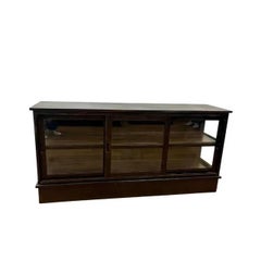 Wonderful Bobos Intriguing Objects Metal & Glass Display Sliding Door Cabinet