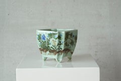 Wonderful Bonsai Pot or Planter in Light Jade Japan Early 20th Century