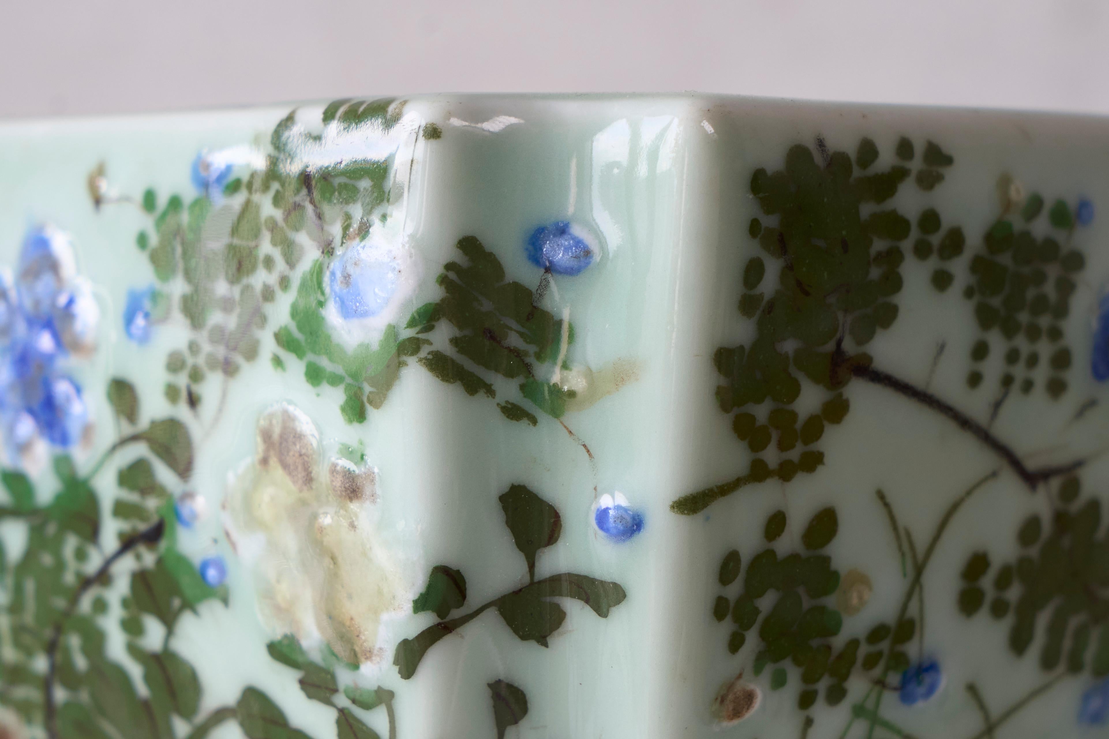 20ième siècle Merveilleux pot ou jardinière Bonsai en jade clair Japon Début du 20e siècle en vente