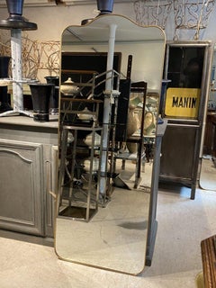 Wonderful Brass Mirror, 1960s, Italy