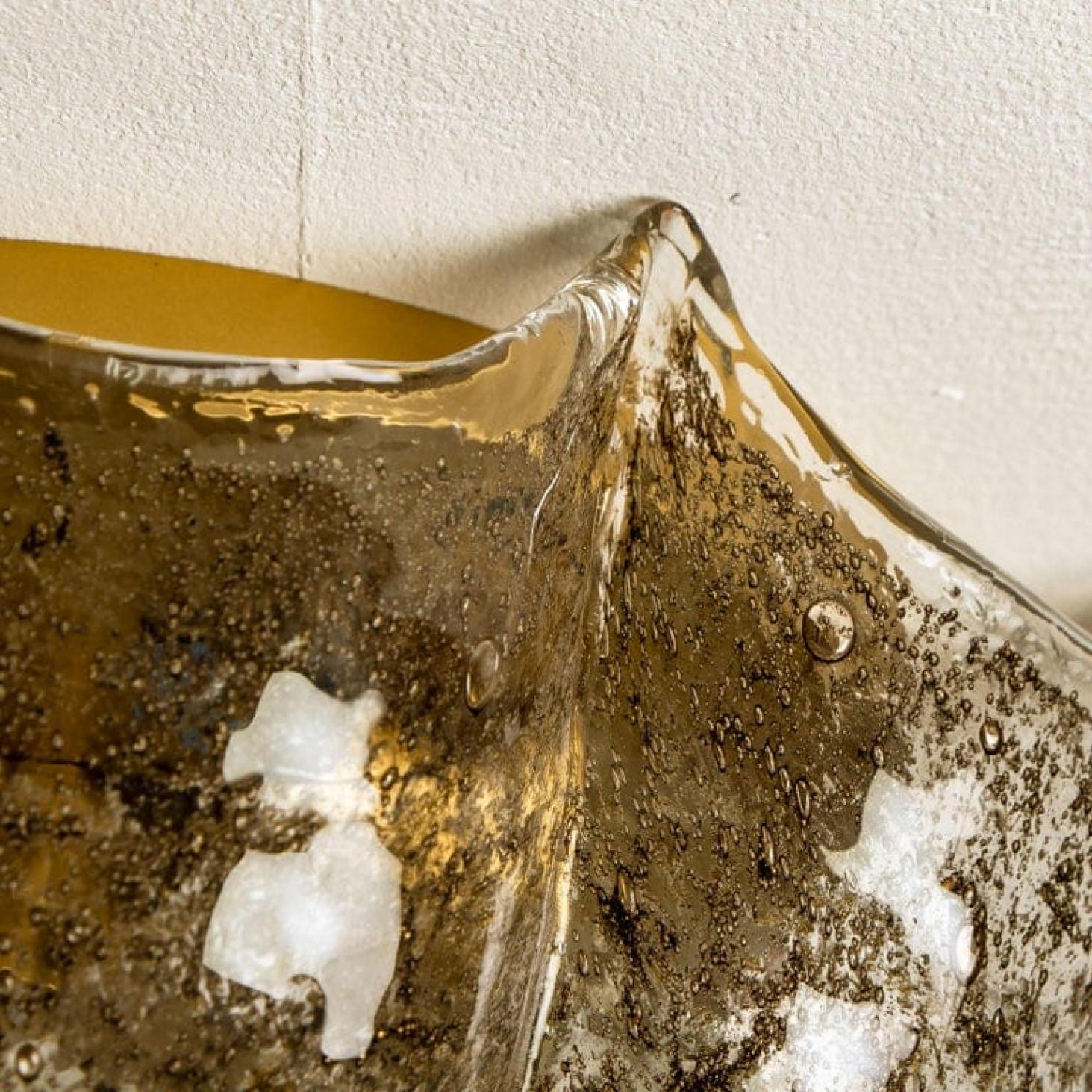 Wunderschöne braune und klare Unterputzdose, Deutschland, 1960 im Angebot 2