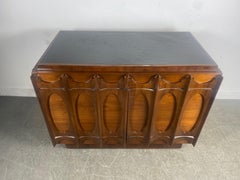 Wonderful Brutalist Mid Century Tobago Dry Bar / Cabinet, Server