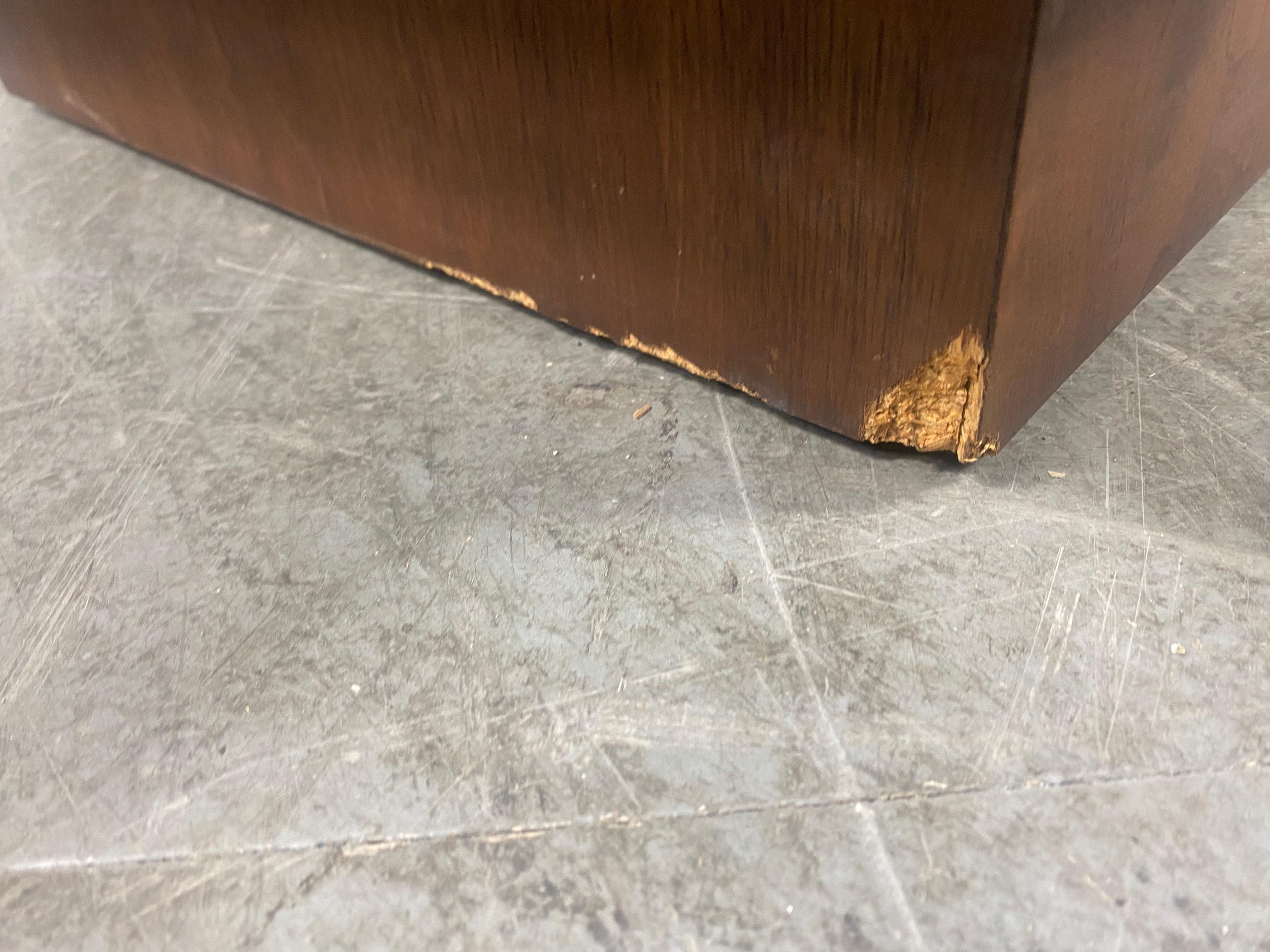 Formica Wonderful Brutalist Mid Century Tobago Dry Bar / Cabinet, Server