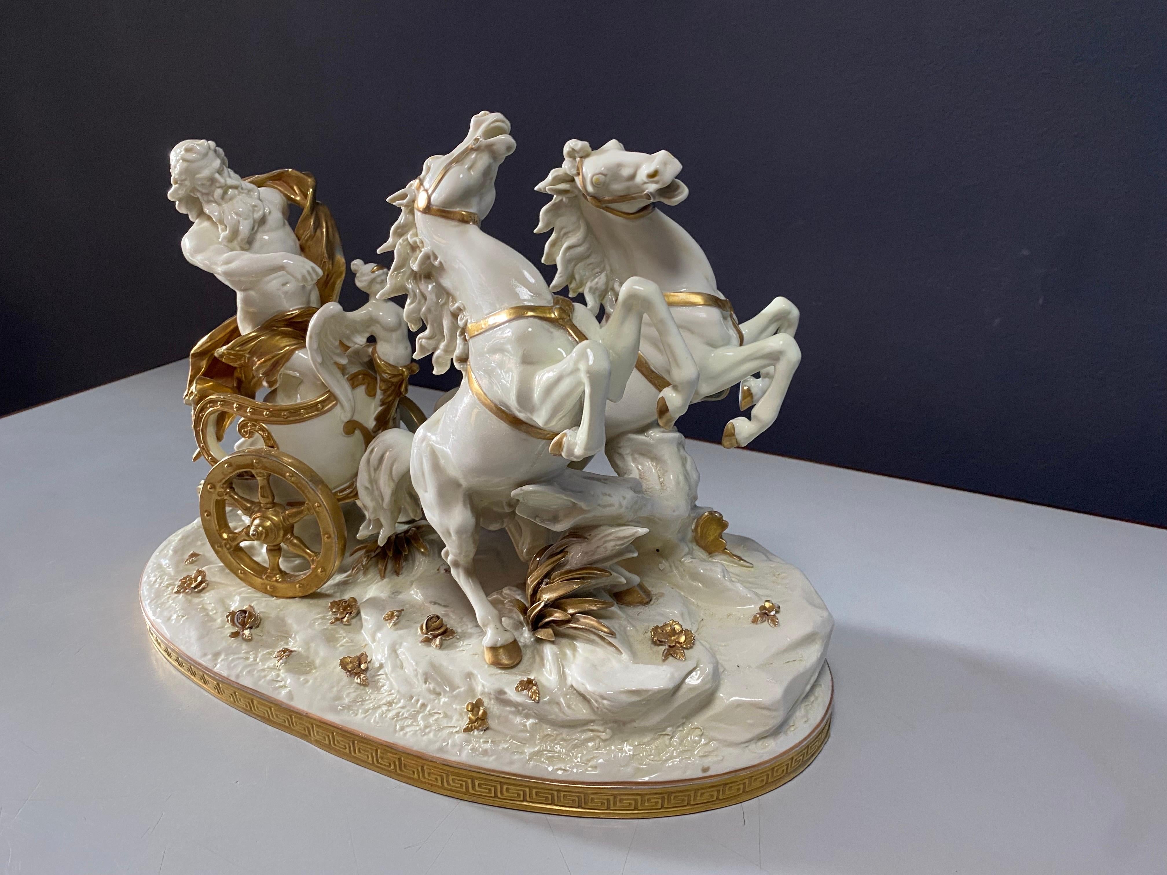 Autre Magnifique porcelaine de Capodimonte du début des années 1900 en vente