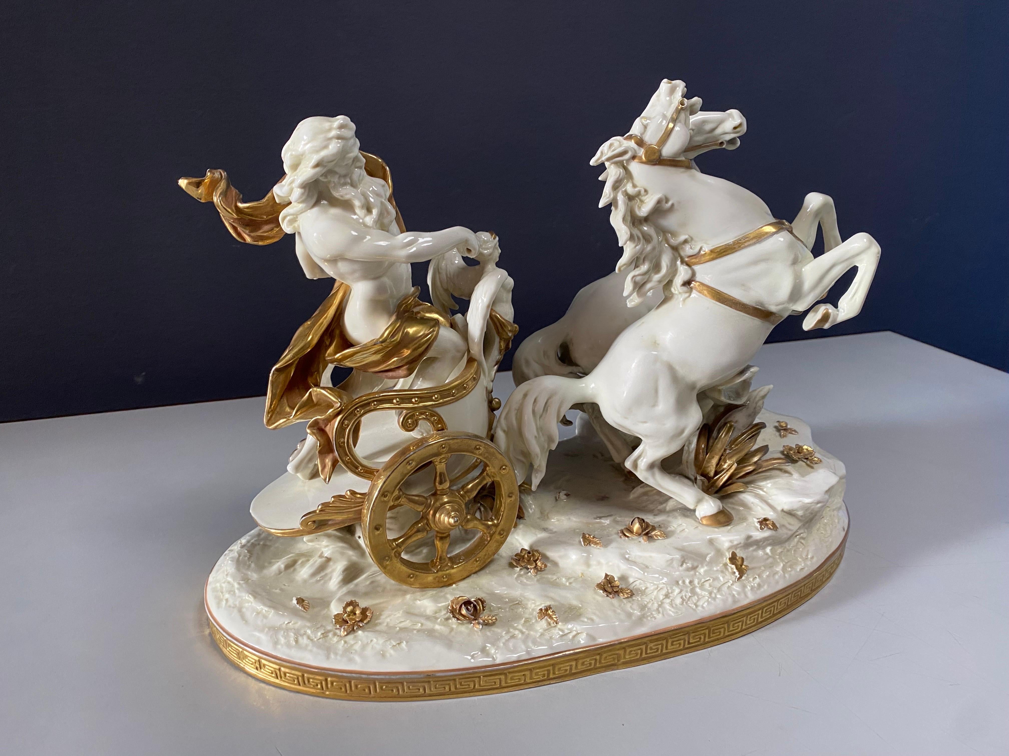 Italian wonderful Capodimonte porcelain from the early 1900s For Sale