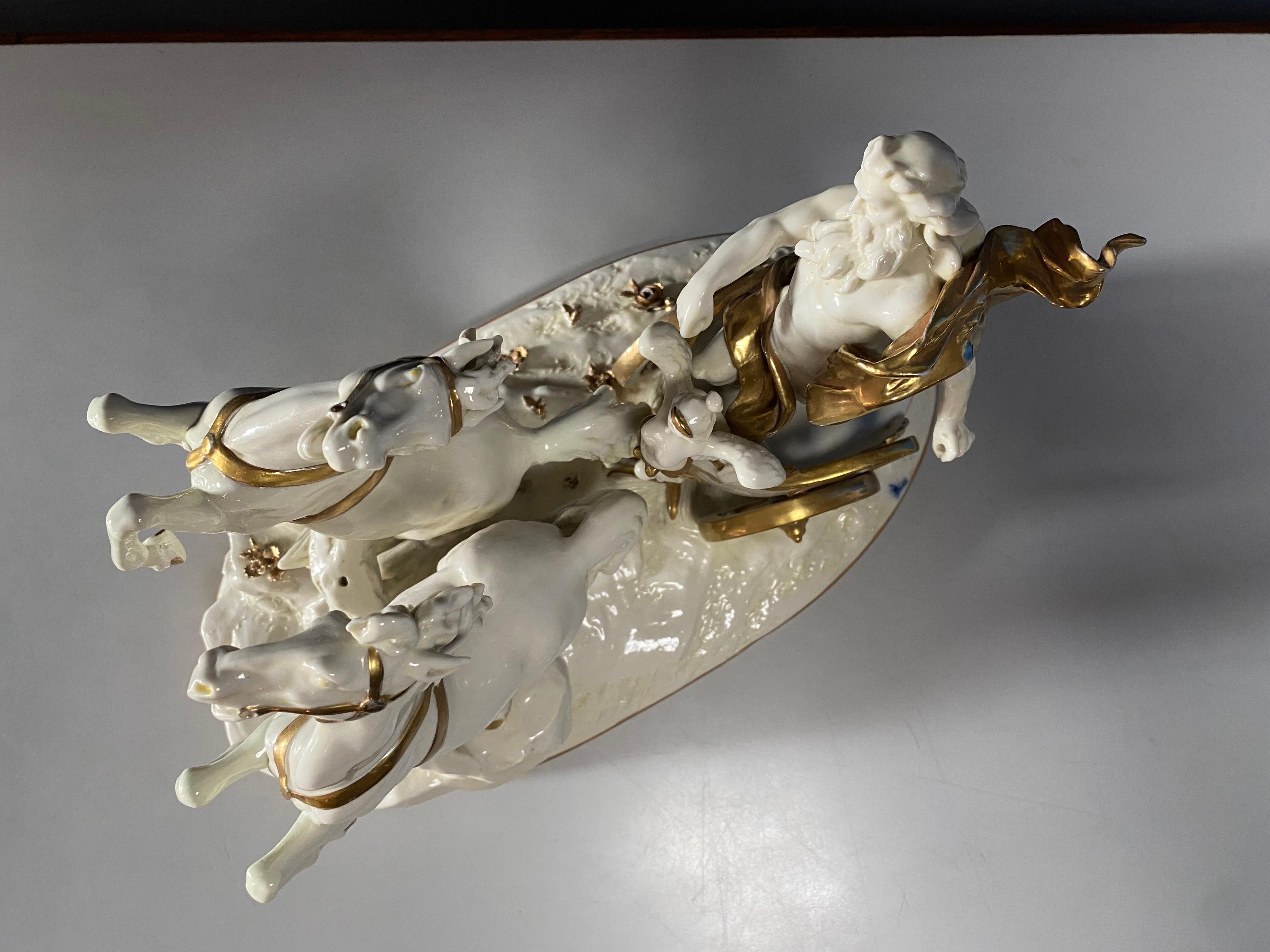 wonderful Capodimonte porcelain from the early 1900s In Excellent Condition For Sale In Vigevano, PV