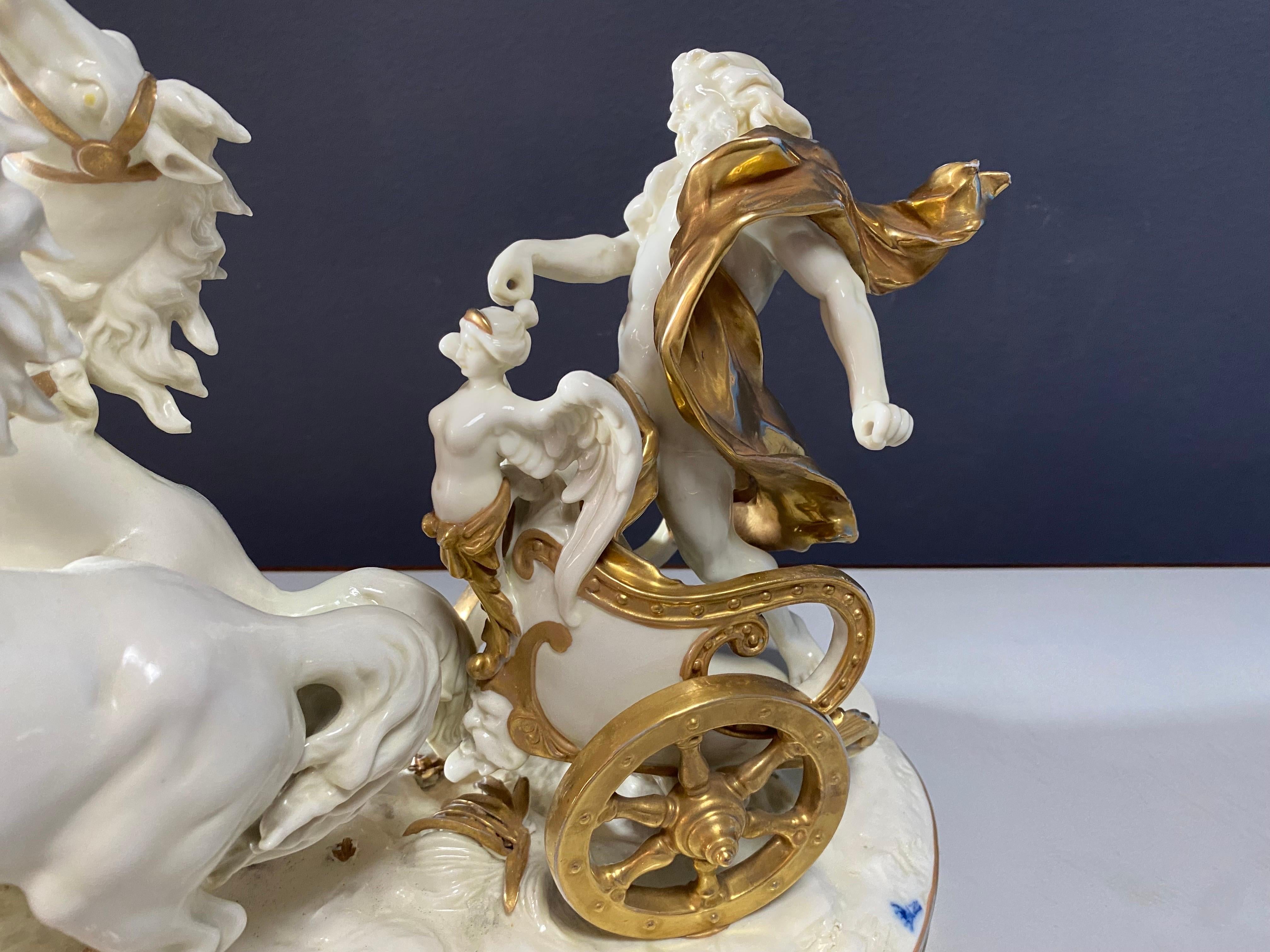 20ième siècle Magnifique porcelaine de Capodimonte du début des années 1900 en vente