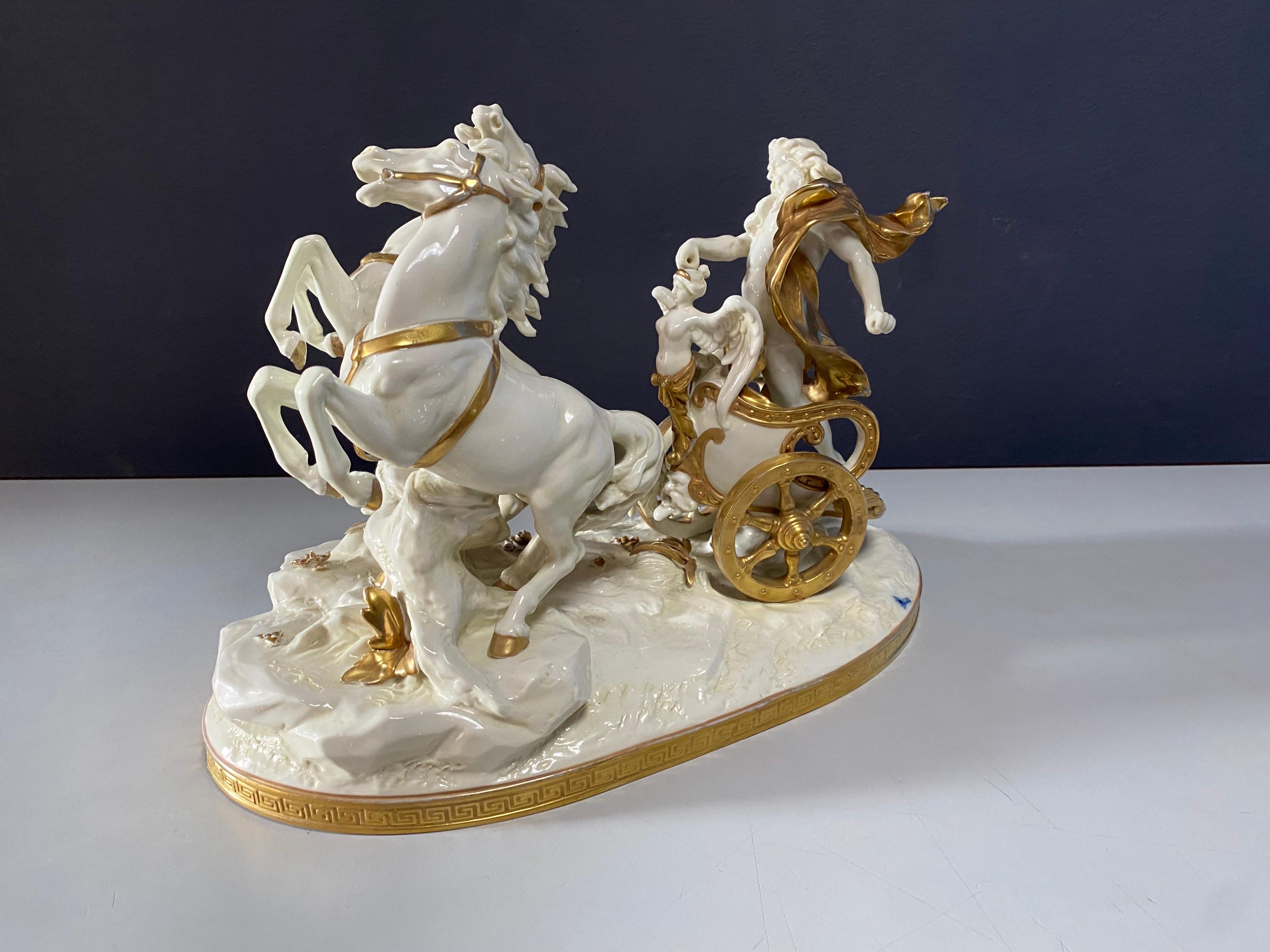 Porcelaine Magnifique porcelaine de Capodimonte du début des années 1900 en vente