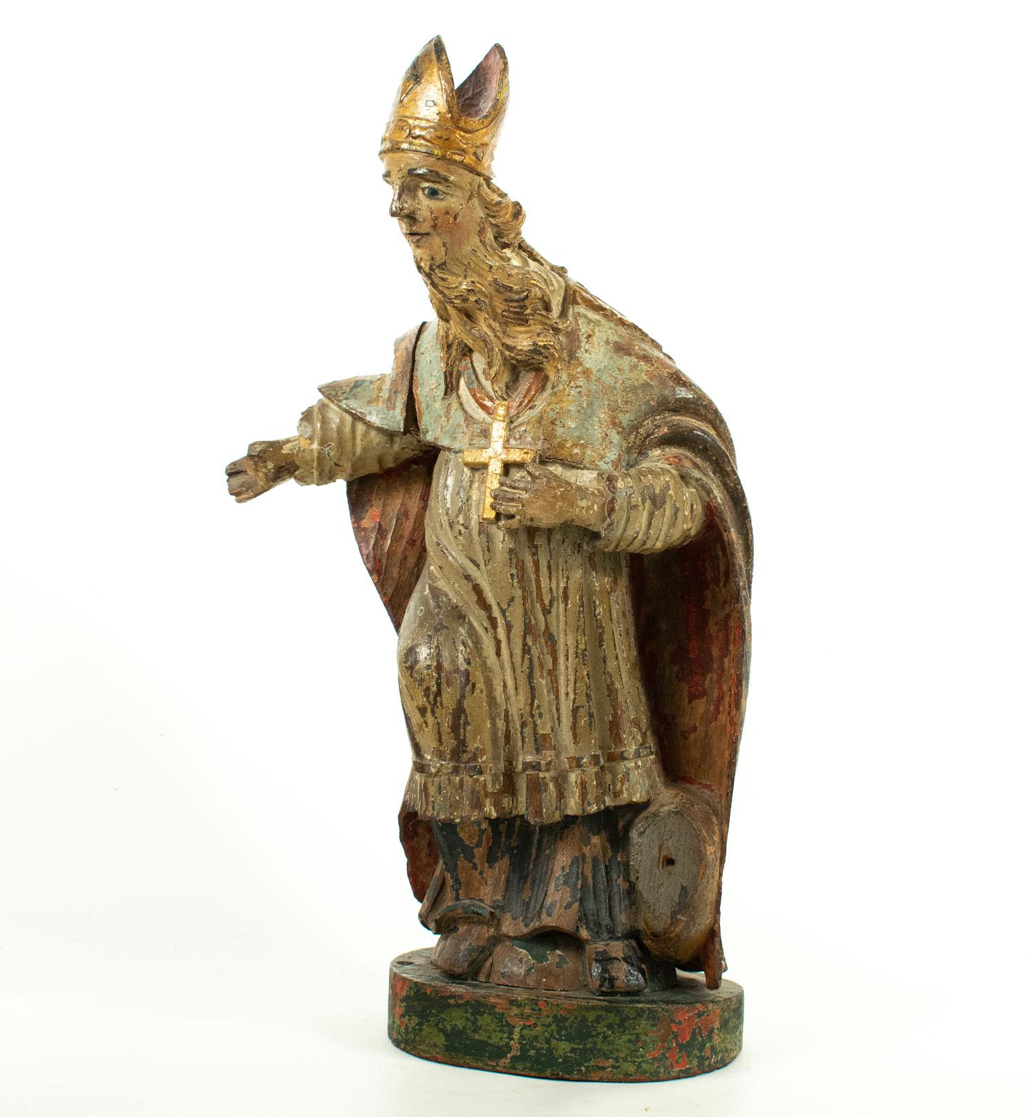 statues religieuses en bois xvi siècle