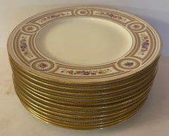 Wonderful Cauldon England Tiffany & Co New York Porcelain Lunch Dessert Plates