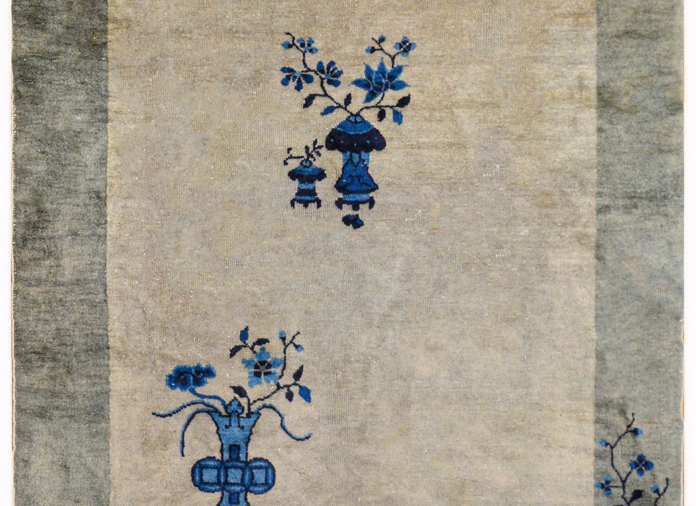 Hand-Knotted Wonderful Chinese Art Deco Rug